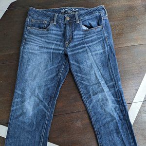 American Eagle Outfitters Mid-Rise Straight Leg Jeans